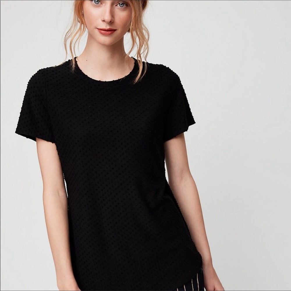 Aritzia Wilfred Cappucine Blouse- Black- Size XXS